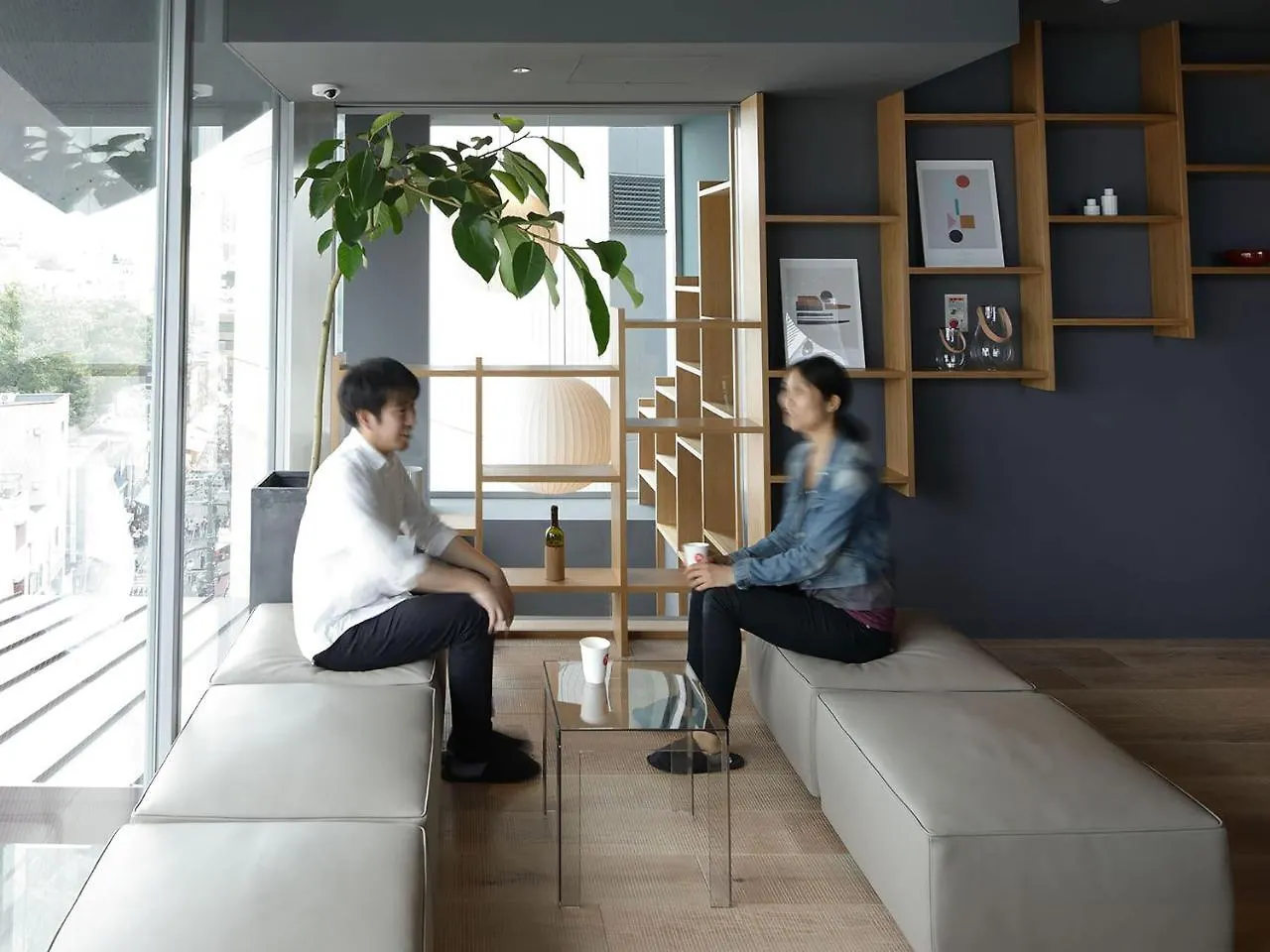 ** Capsule hotel Nine Hours Asakusa Tokyo Japan